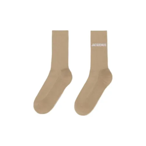 Jacquemus 1 Pack Beige Men's MID Shin Носки