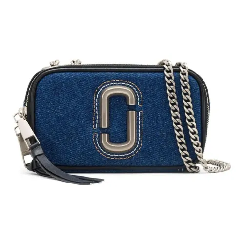 MARC JACOBS Хлопок Сумка через плечо Стандартная Женская Индиго Синий и Черный