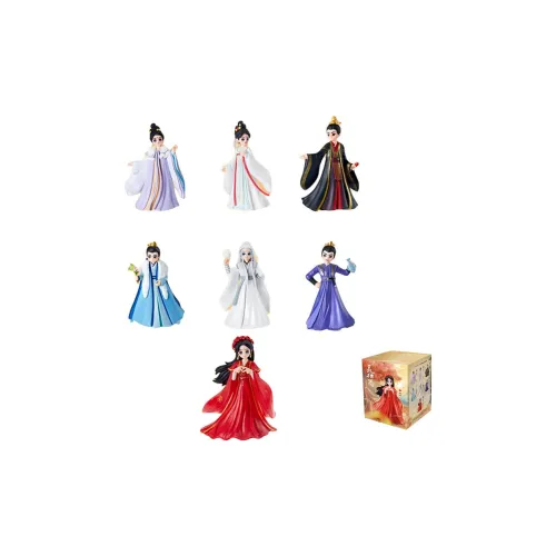 TOP TOY Long Xiangshi Традиционный китайский стиль Слепые коробки Один Mystery Коробка Целая коробка 6 шт