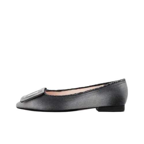 Roger Vivier Gommettine Женские повседневные туфли Серый Женские