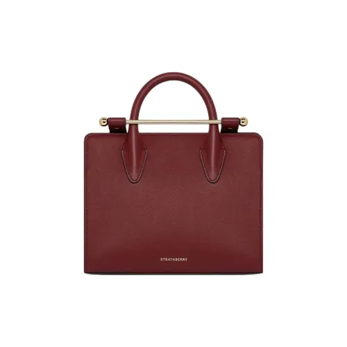 Strathberry Smooth Calfskin Tote Bag Shopping Bag Shoulder Bag Crossbody Bag Mini Women's Fuchsia