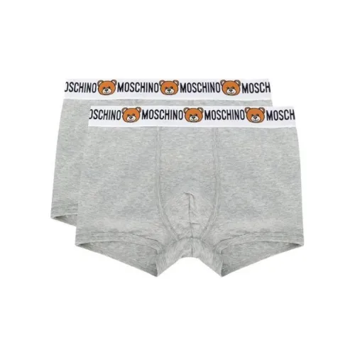 MOSCHINO Трусы Мужские 2 упаковки светло-серый