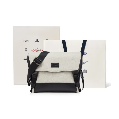 BVP Crossbody сумки Итальянская версия Высокая плотность Длинноволокнистый хлопок Экрю Мужской