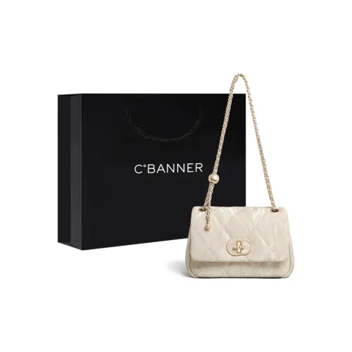 C°BANNER Коровья кожа с синтетической кожей сумка через плечо стандартная женская цвет экрю