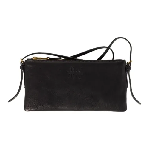 MIU MIU Кожа Клатч Мини Женский Черный