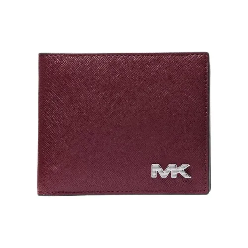 MICHAEL KORS Saffiano кожаный кошелек мужской бордовый