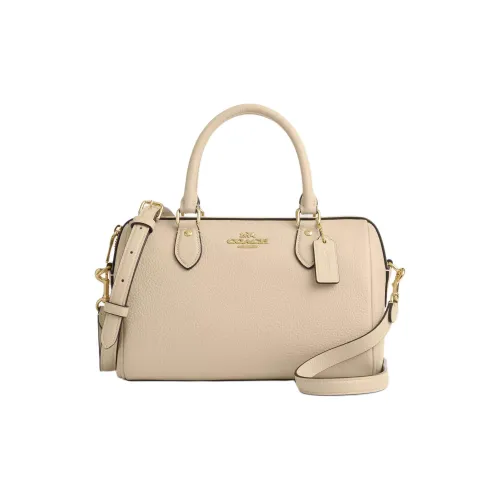 COACH Rowan Кожа Сумка через плечо Сумка Средний Женская Айвори