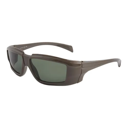 RICK OWENS совместный бренд RO Ацетат Нерегулярная форма Солнцезащитные очки Мужской Коричневый