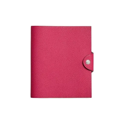 HERMES Коровья кожа Togo Кошелек Маленький Женский 0D Розовый Mexico Розовый