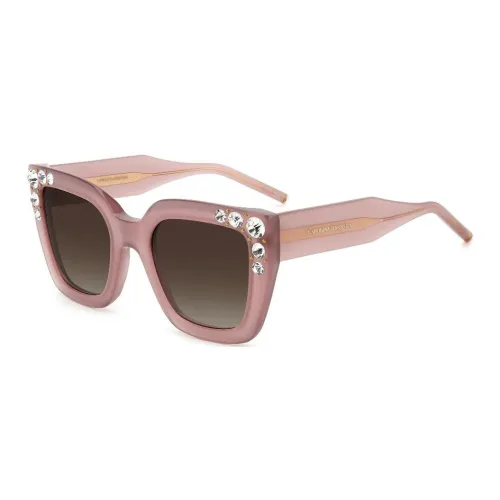 CarolinaHerrera Пластик Нерегулярная форма Солнцезащитные очки Женские Розовый
