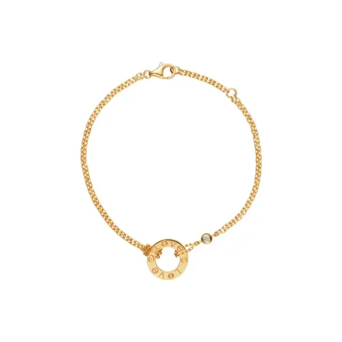 Cartier Браслет LOVE Жёлтое Золото, Бриллианты