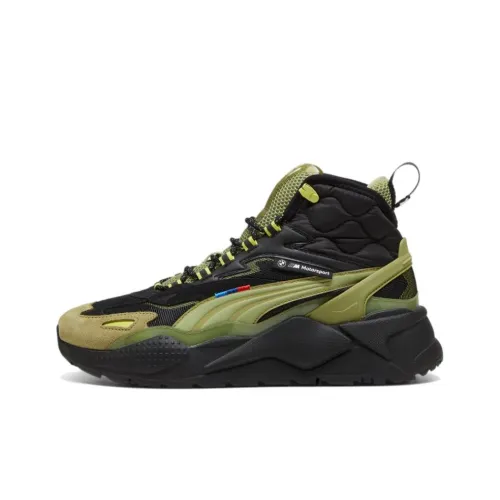 PUMA BMW M Motorsport Устойчивый к истиранию Баланс MID Повседневная обувь Унисекс Черный Зеленый