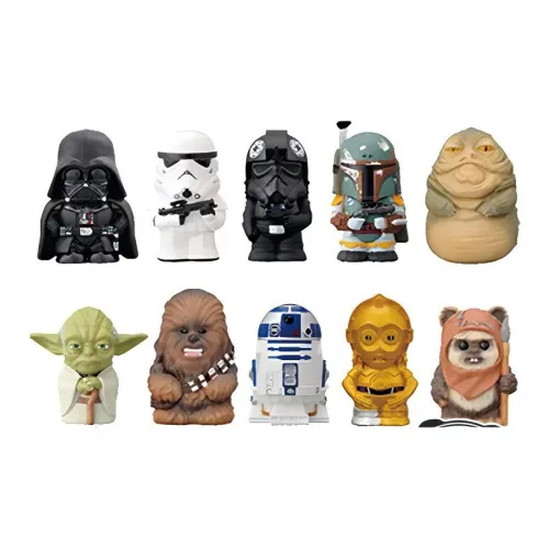 ENSKY Star Wars Soft Rubber Mini Thumb Set Toy Collectibles и Ornaments Master Yoda Mandalorian Merchandise по IP