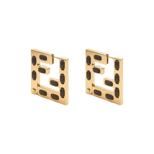 FENDI Brass Earrings Женские