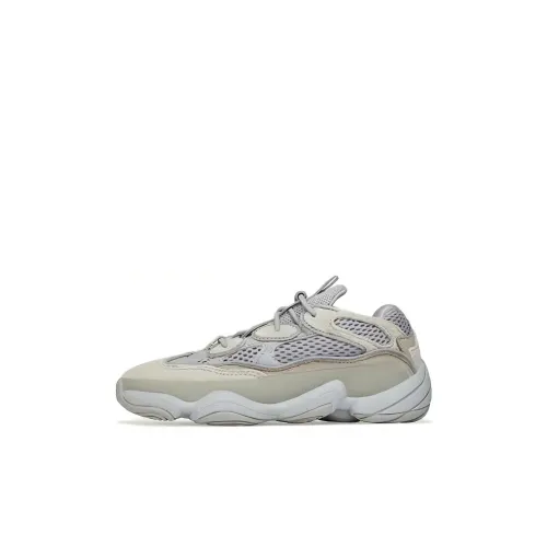Adidas Originals Yeezy 500 Камень SALT Устойчивый к истиранию Низкий Топ Детские Лайфстайл Обувь Серый Детский