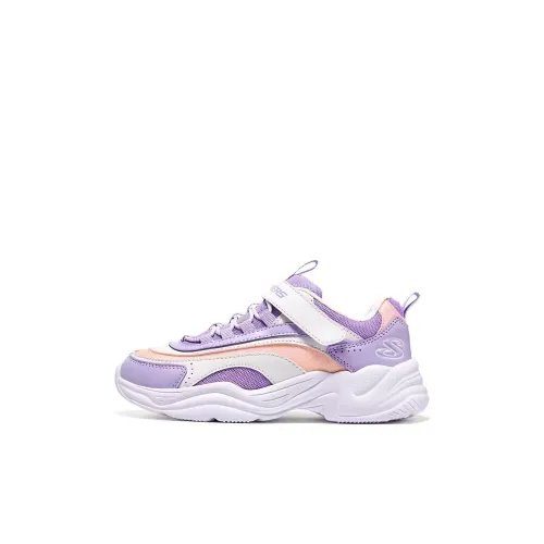 Skechers Kids Slip-Resistant Abrasion-Resistant Kids Lifestyle Shoes Purple Kids Skechers Kids Slip-Resistant Abrasion-Resistant Детские повседневные кроссовки Фиолетовые для детей