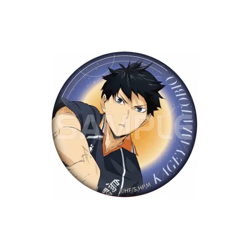 Xhdm Волейбол!! Шоё Хината Тобио Кагеяма Серебряный Onion Двойной значки из коллекции Flash Collection