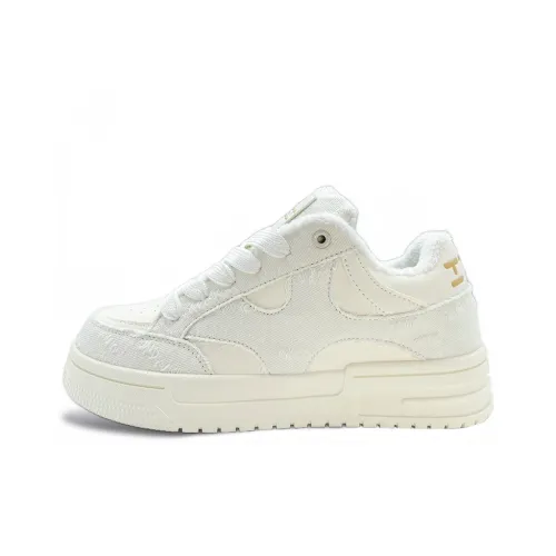 ITGI Пухлые туфли Теплоизоляционный Slip-resistant Низкий топ Кроссовки для скейтбординга Унисекс Экрю