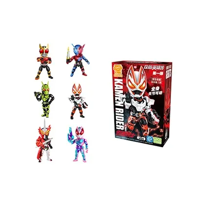 Spiritual Creations Kamen Rider Q Стиль Герой Chronicles Играть Food Один Mystery Коробка Целая коробка 6 шт
