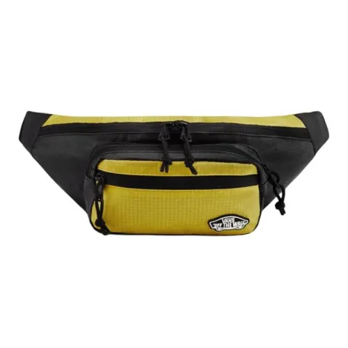 Vans Полиэстер Сумка через плечо Бананка Стандартная Унисекс Желтый Черный Многоцветный
