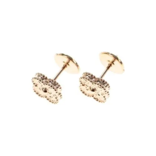 Серьги-гвоздики Van Cleef Arpels K18PG Женские Золото