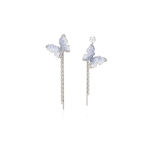 QLADY Серьги-гвоздики из стерлингового серебра 925 пробы женские