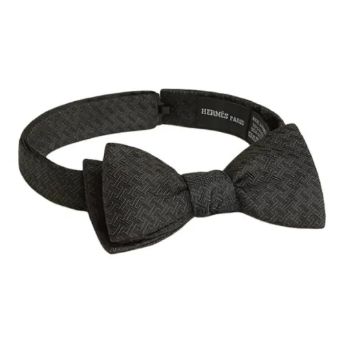 HERMES Шелковый бант Мужской Многоцветный