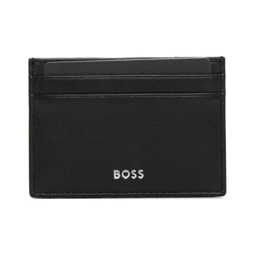 Hugo Boss Кожа Держатель для карт Мужской Черный