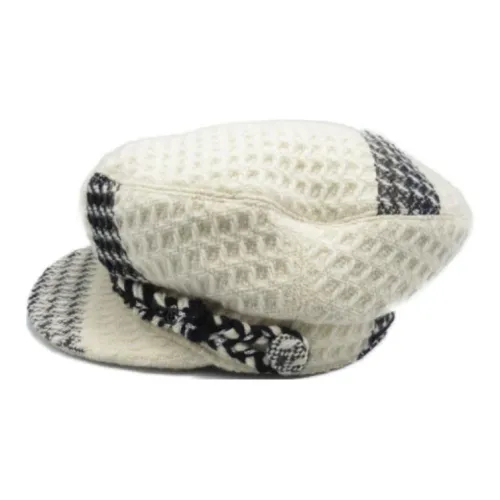 CHANEL Шерсть Шапки и Кепки Женские Бежевые