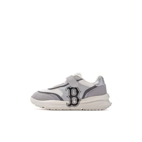 MLB KIDS Chunky Runner Устойчивый к истиранию Низкий Топ KIDS Lifestyle Shoes Серый Белый Черный Детский