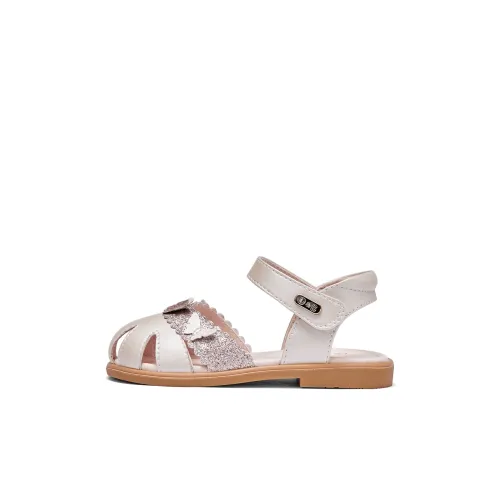 DAVE BELLA Противоскользящие Износостойкие Дышащие Легкие Женские Сандалии Шампанского Цвета для Детей