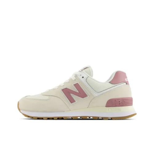 New Balance NB 574 Low Топ Беговые кроссовки Унисекс Бежевый