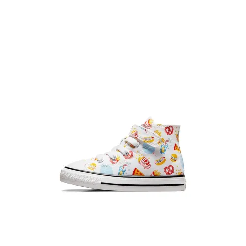 Converse Chuck Taylor All Star Износостойкие Высокие Кеды Малыша Белый Красный Желтый Infant And Toddler