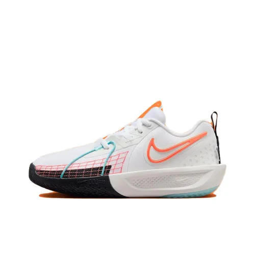 Nike G.T. Cut 3 'Chbl' Амортизация Износостойкие Детские Баскетбольные Кроссовки Белый Оранжевый