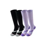 Black+Purple Professional Compression Socks [2-Pack Set]  
Черный+Фиолетовый Профессиональные Компрессионные Носки [Набор из 2 пар в упаковке]