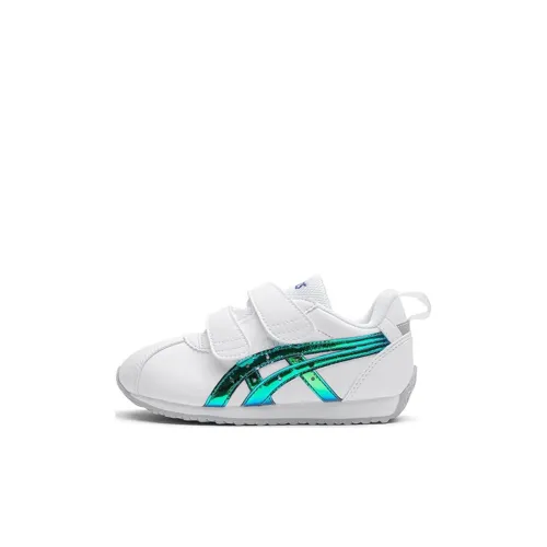 Asics Cotla Low Топ KIDS Lifestyle Shoes Бело-зеленый Детские 3-7 лет