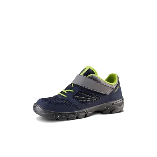 DECATHLON NH100 Противоскользящий Анти-KICK Амортизация Устойчивый к истиранию Низкий Топ Детская Туристическая обувь Темно-синий Kids