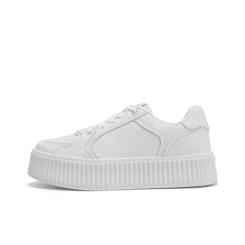 PAUL FRANK Устойчивые к истиранию низкие кроссовки для скейтбординга Женские Белые