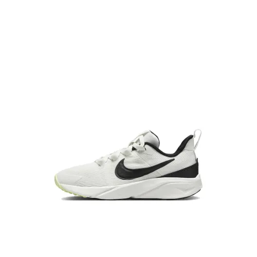 Nike Star Runner 4 Детские беговые кроссовки Низкий топ Белый/Черный Для дошкольников