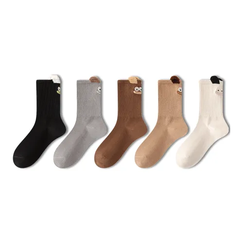 MIZU Носки Crew Женские 5 пар смешанные цвета