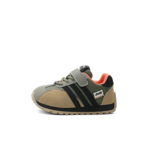 JEEP Анти-КИК И Защита От Потертостей Низкие Детские Лайфстайл Обувь Зеленый Серый Детский