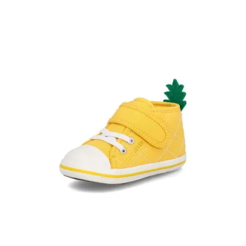 Конверс ALLSTAR MID Топ Обувь для малышей Желтый Infant And Toddler