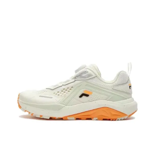 FILA KIDS Противоскользящие амортизаторы с устойчивостью к истиранию Детские кроссовки для тренировок Белый Зеленый Подростки