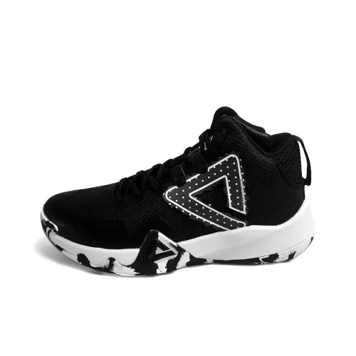 PEAK Slip-resistant Abrasion-resistant High Top Basketball Shoes Men's Black PEAK Противоскользящие Износостойкие Высокие Баскетбольные Кроссовки Мужские Черные