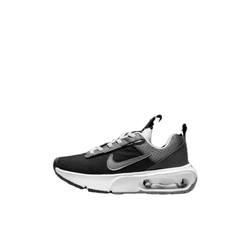 Nike Air Max INTRLK Air Max Interlock Лайт Ps Амортизация Износостойкий Низкий Топ Детские Беговые Кроссовки Черный