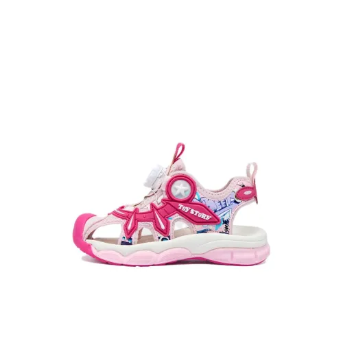 Disney Strawberry Bear Series противоскользящие устойчивые к истиранию дышащие детские сандалии розового цвета для малышей