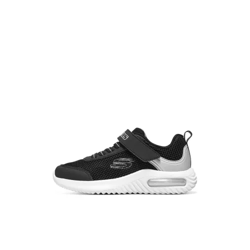 Skechers Kids BOYS Детские беговые кроссовки Low Top Черный/Серебряный Kids
