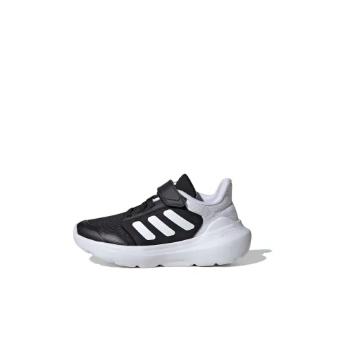 Adidas Fortarun Детская беговая обувь Низкий топ Черный/Белый Для дошкольников