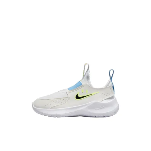 Nike Flex Runner 3 Slip-Resistant Shock Absorbers Низкий Топ Детская Беговая Обувь Светло-Серый Детский