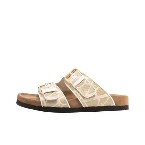 Valentino Garavani Слипоны Женские Бежевые